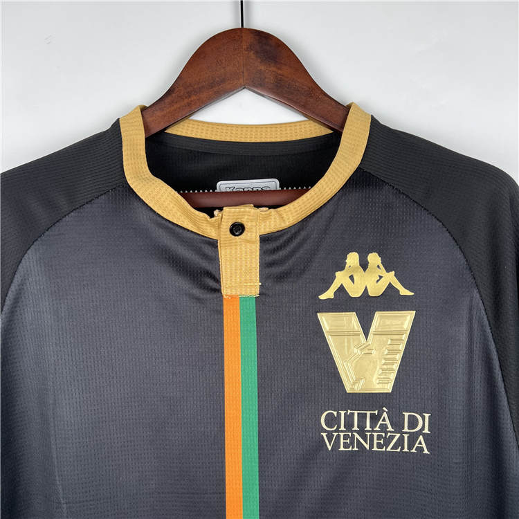 Venezia FC 23/24 Home Black Soccer Jersey Football Shirt - Click Image to Close